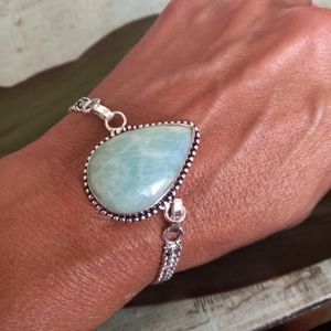 Amazonite Sterling Silver Bracelet
